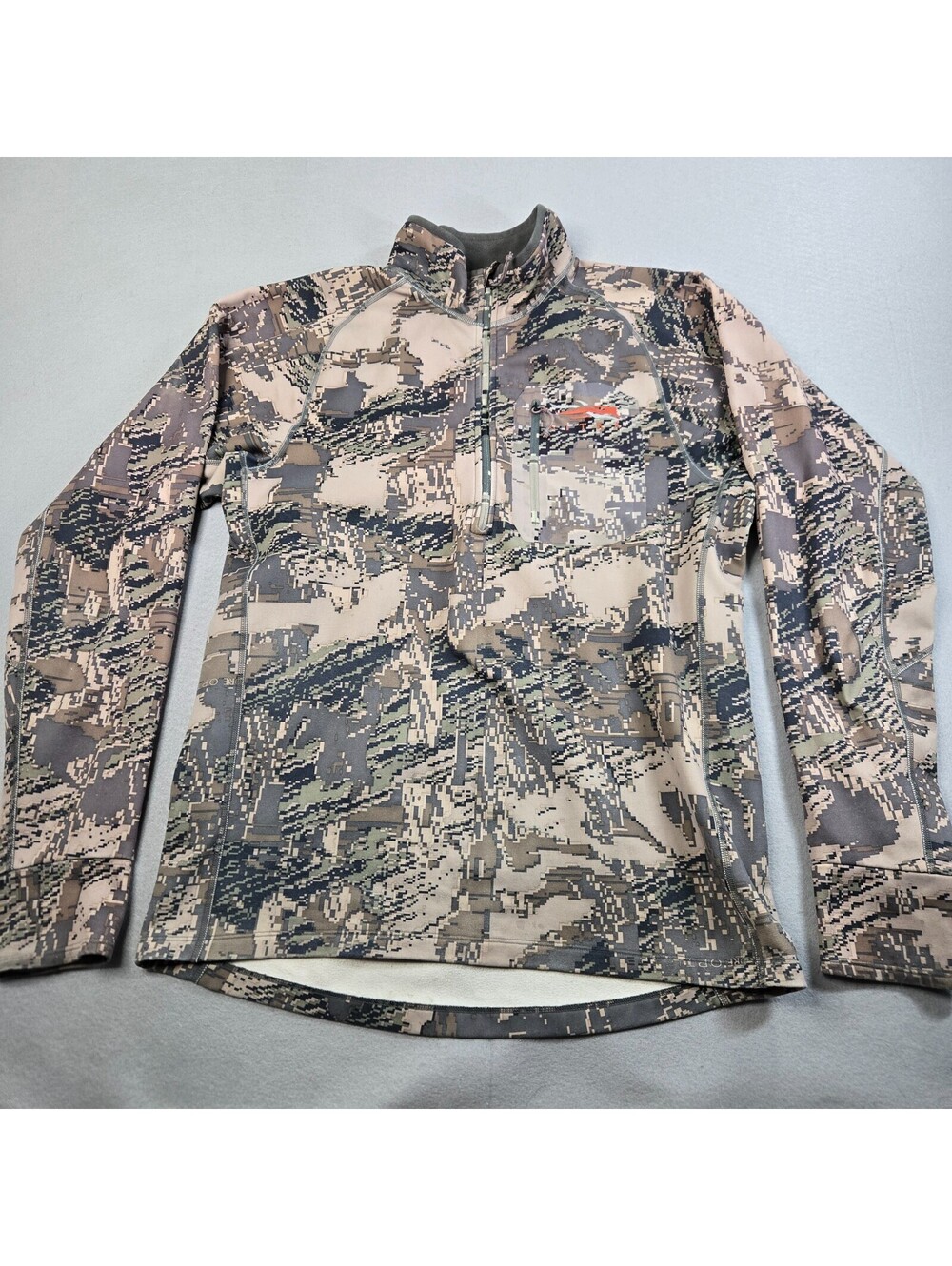 SITKA GEAR Traverse Zip-T (70001) Half Zip Pullover Optifade Open Country Medium